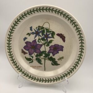 Portmeirion Botanic Garden Clematis Florida Dinner Plate
